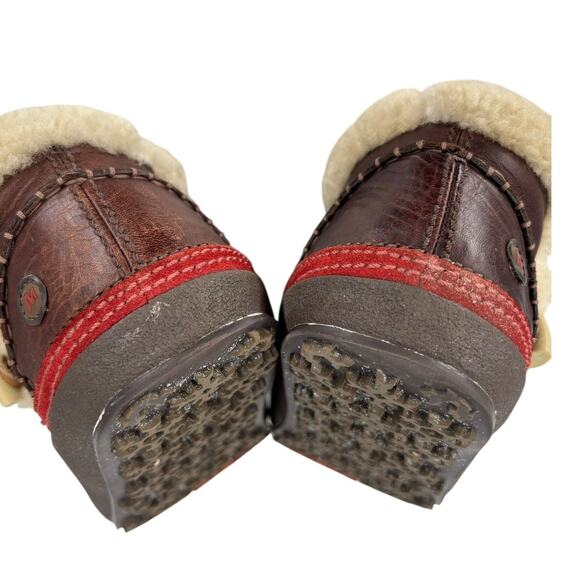 Merrel Tibet Shearling Leather Boots Size 8.5 Thinsulate Fleece - Picture 6 of 11